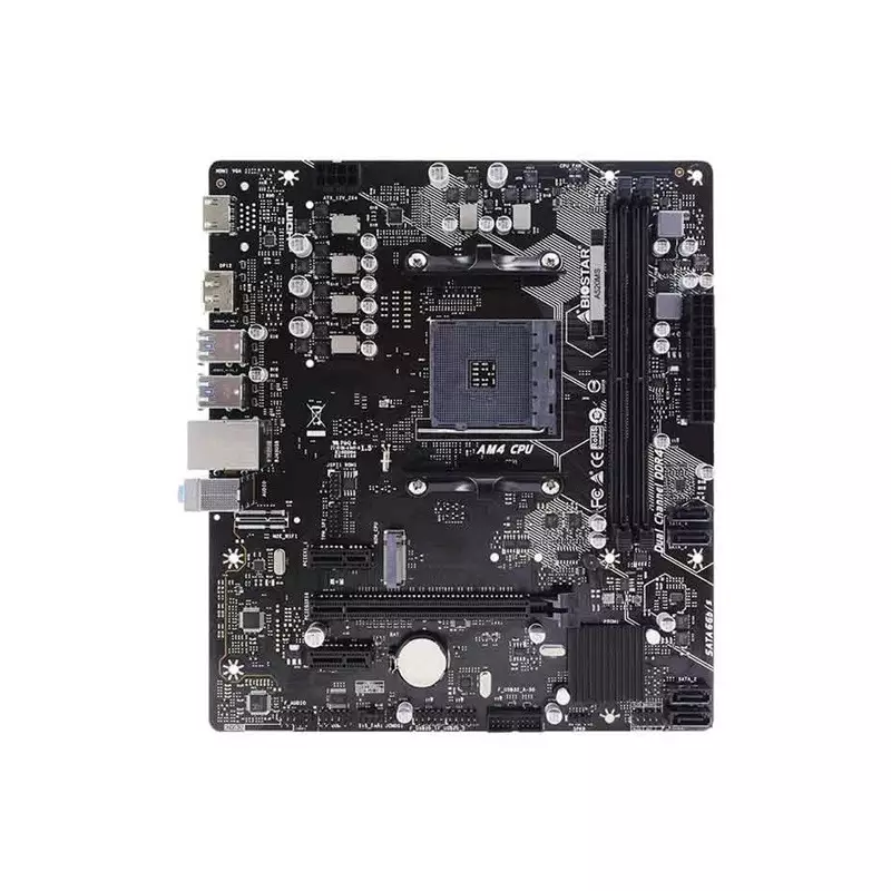 Biostar A520MS DDR4 AMD AM4 Micro-ATX Motherboard - 1