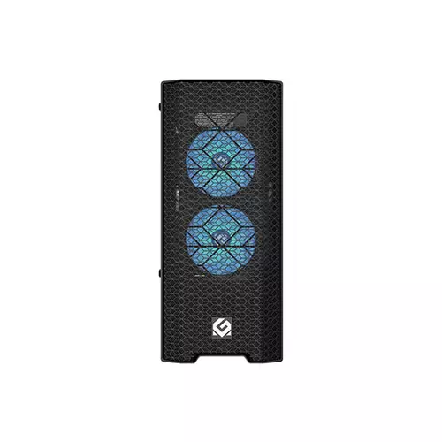 Metallic Gear Neo Air ATX Mid Tower RGB Gaming Case (Black) - 2