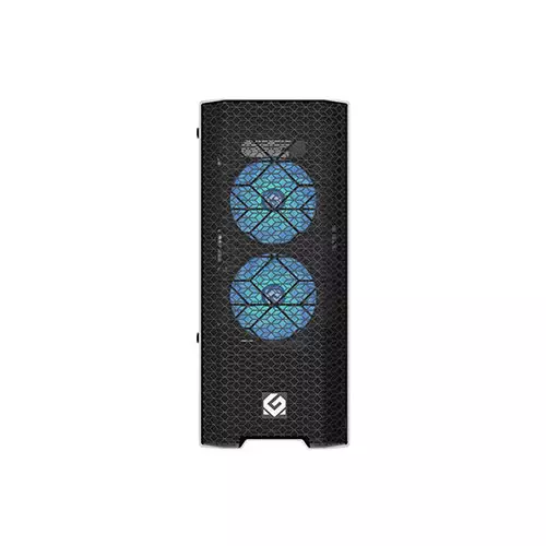 Metallic Gear Neo Air ATX Mid Tower RGB Gaming Case (White) - 2