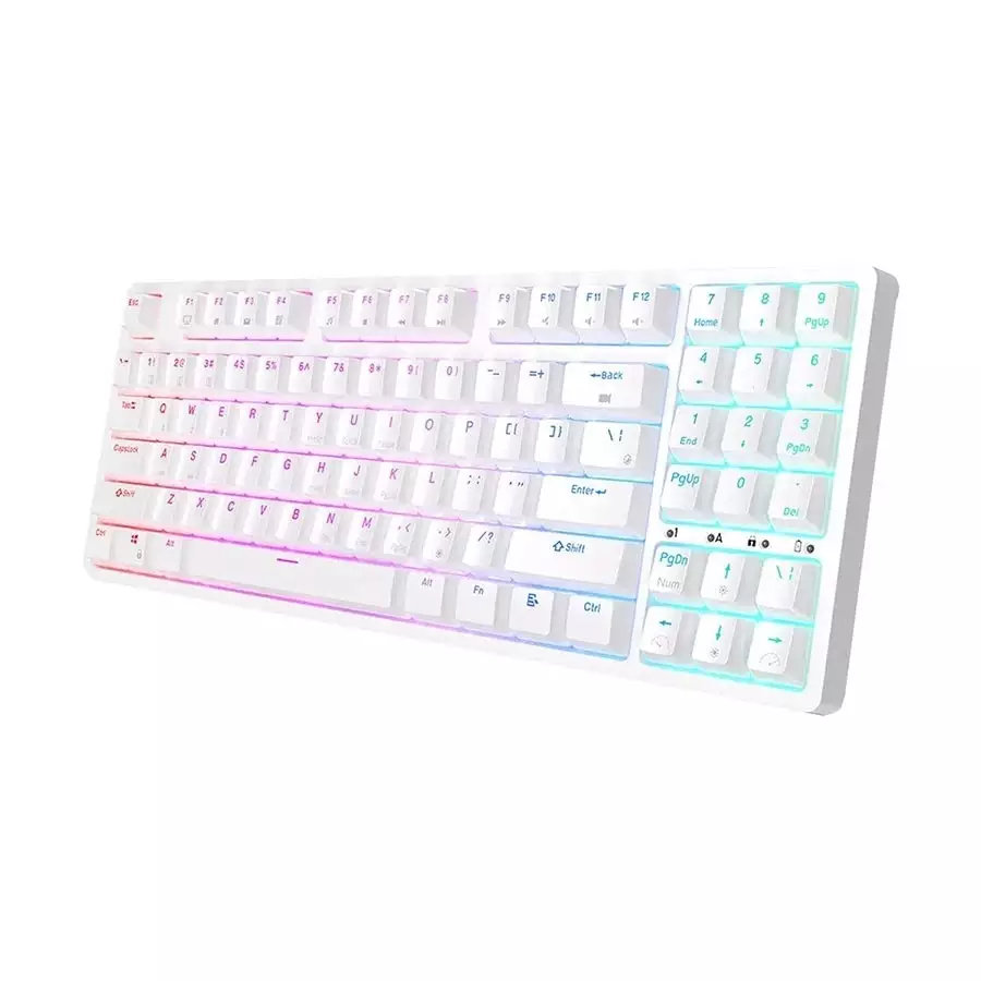 RK ROYAL KLUDGE RK92 TRI MODE WIRED BLUETOOTH 2.4G MECHANICAL GAMING KEYBOARD - 1