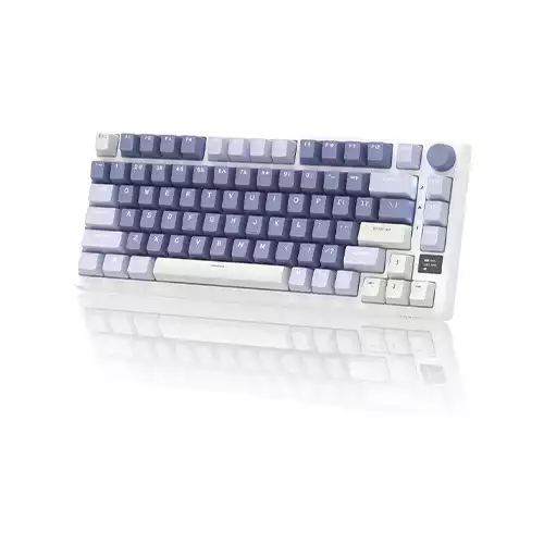 Royal Kludge RK M75 Tri Mode RGB Mechanical Gaming Keyboard - K Silver Switch (Ocean Blue)