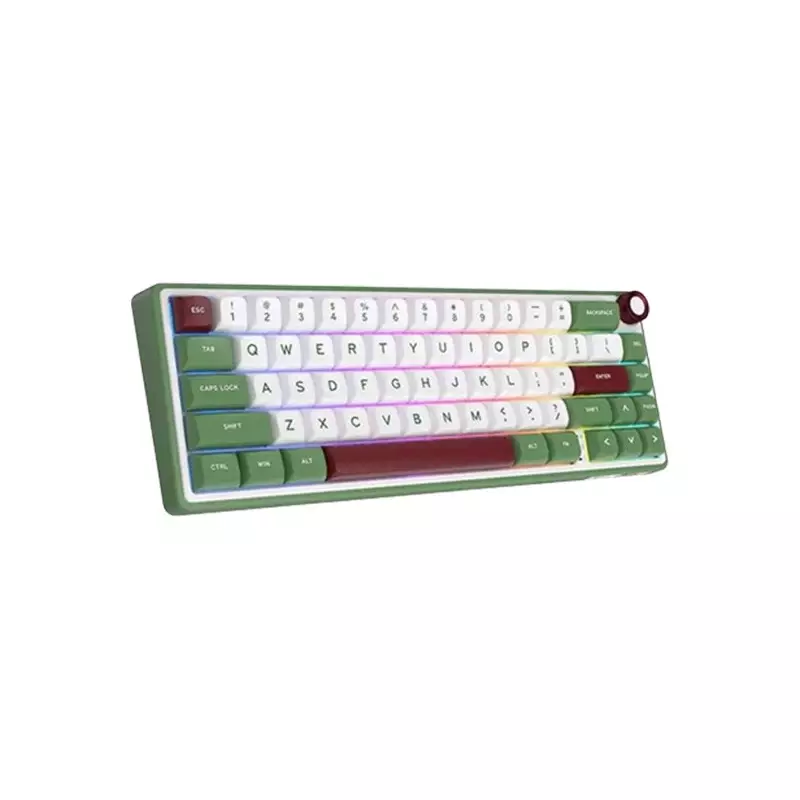 Royal Kludge RK R65 Wired RGB Mechanical Gaming Keyboard - Brown Switch (Greensand) - 2