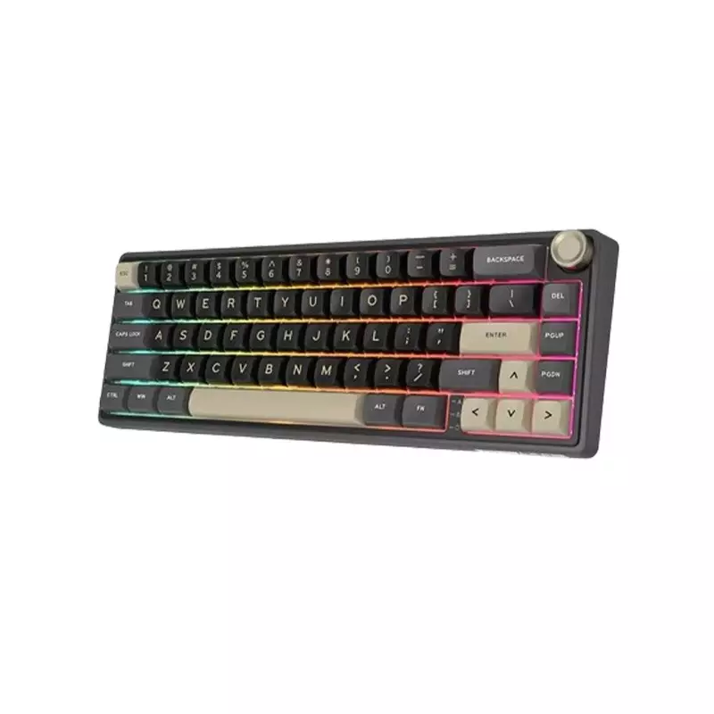 Royal Kludge RK R65 Wired RGB Mechanical Gaming Keyboard - Brown Switch (Phantom) - 3