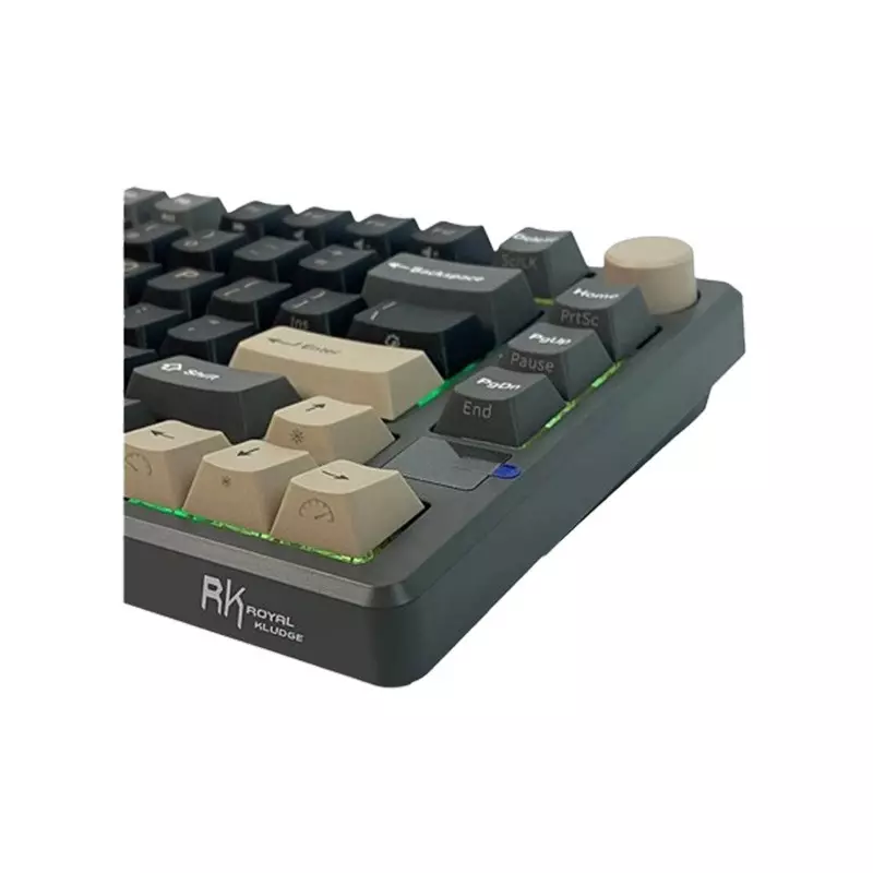 Royal Kludge RK M75 Tri Mode RGB Mechanical Gaming Keyboard - K Silver Switch (Phantom) - 2