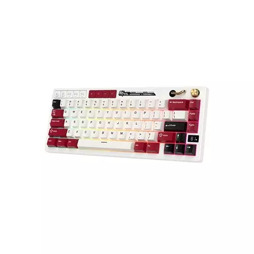 Royal Kludge M65 Tri-Mode Wireless RGB Mechanical Keyboard - Famicom