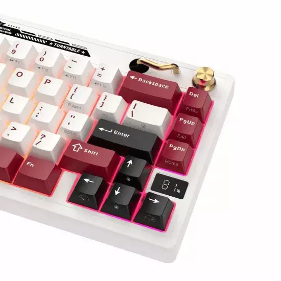 Royal Kludge M65 Tri-Mode Wireless RGB Mechanical Keyboard - Famicom - 2