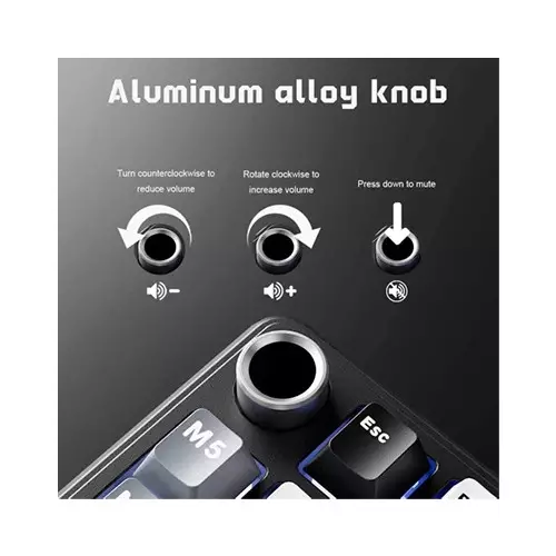 ROYAL KLUDGE RK L75 Hot Swappable Tri Mode Mechanical Gaming Keyboard - Palm Green - 2
