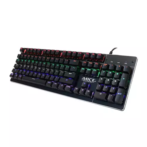 IMICE MK-X80 RGB Backlight Blue Switch Mechanical Gaming Keyboard - 2