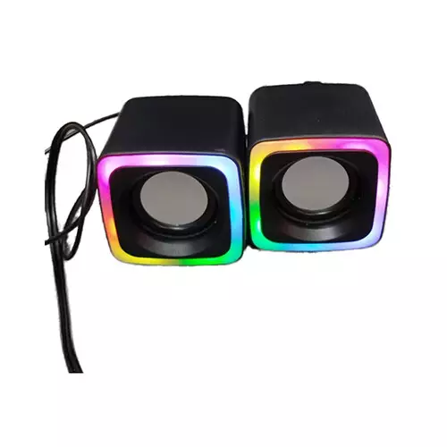 Jedel S575 Compact 2.0 Usb Powered Rgb Wired Speaker - 1