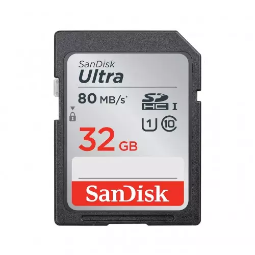 Sandisk Ultra SDHC 32GB Class 10-UHS-I Memory Card - 1