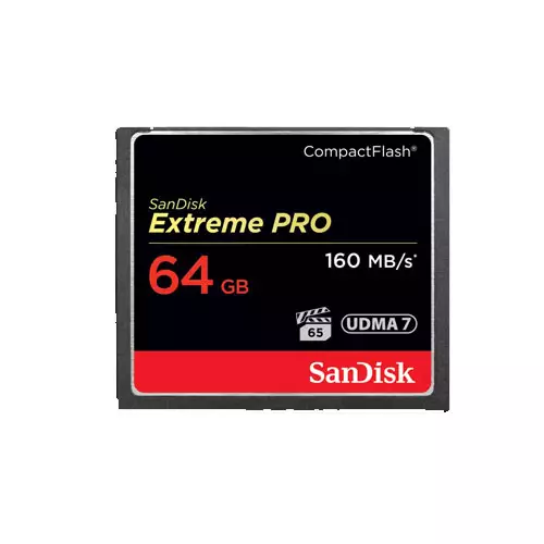 SanDisk 64 gb Extreme Pro CompactFlash Memory Card - 0