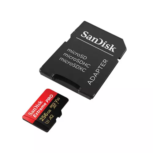 SanDisk Extreme Pro  256GB microSD Card - 0
