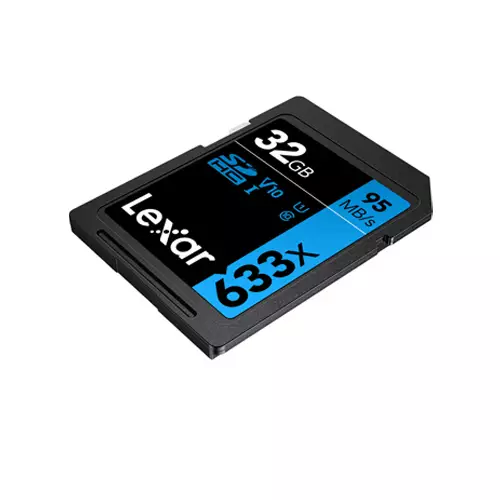 LEXAR 32GB PROFESSIONAL 633X UHS-I SDHC MEMORY CARD - 1