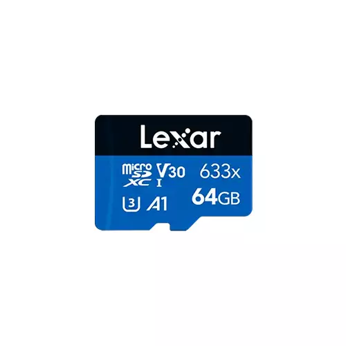 Lexar 633x High-Performance 64GB microSD Memory Card
