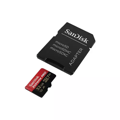 SANDISK EXTREME PRO 32GB 100MBPS MICROSDXC MEMORY CARD - 0