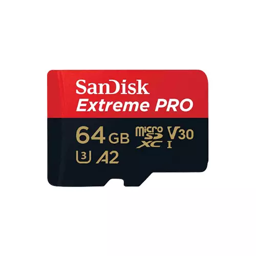 SANDISK EXTREME PRO SQXCY 64GB MICROSDXC MEMORY CARD - 1