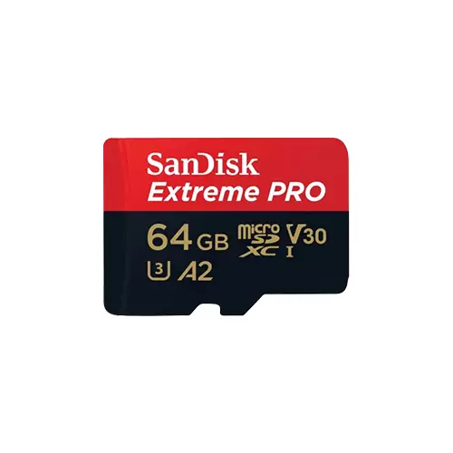 SANDISK EXTREME PRO SQXCY 64GB MICROSDXC MEMORY CARD - 1