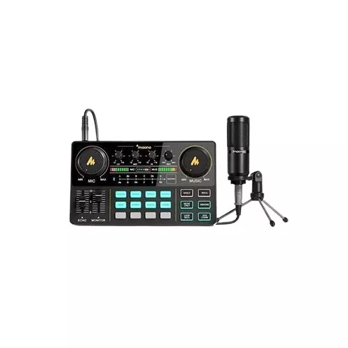 Maono Maonocaster Lite AU-AM200-S1 Portable All-in-one Podcast Production Studio - 1