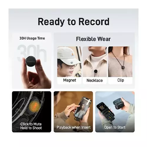 Maono Wave T5 Wireless Lavalier Microphone Combo Edition - 3
