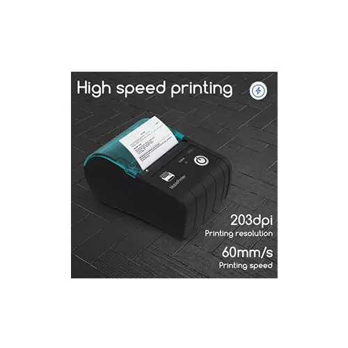 Deli ES421 Thermal POS Receipt Printer Black - 1