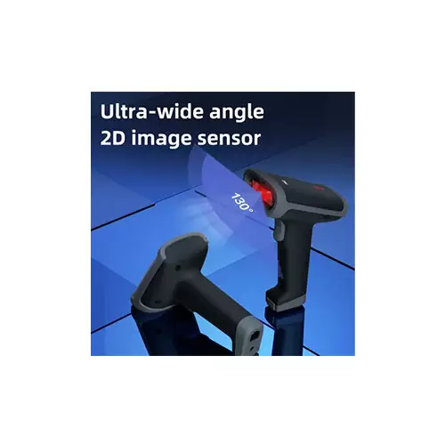 Deli ES226W Barcode Scanner Black - 1