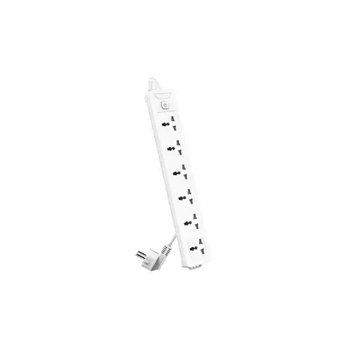 Deli CT705 2 Pin 6 Port 3 Meter Power Strip 