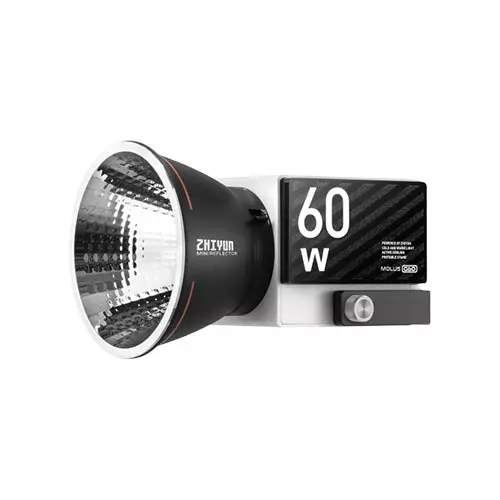 ZHIYUN MOLUS G60 WHITE LED VIDEO LIGHT WITH MINI TRIPOD - 1