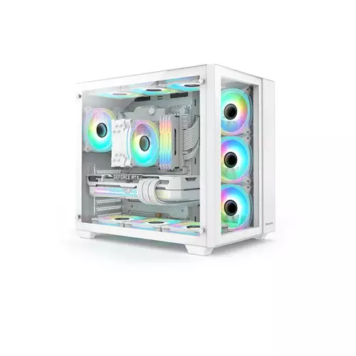 HuntKey S980 Tornado Mid-Tower ATX Gaming Case - 1