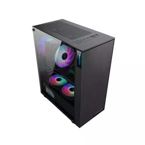 Huntkey GS400C ATX Gaming Case Black - 1