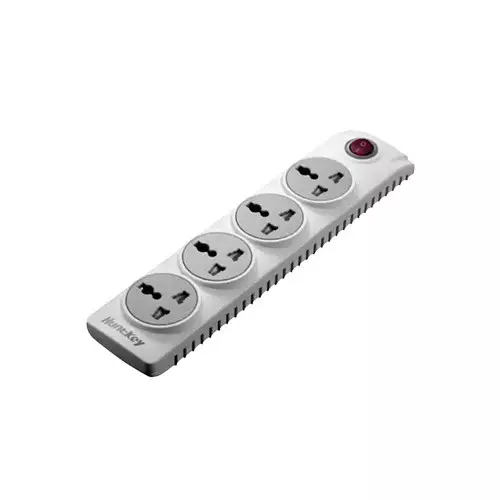 Huntkey SZN401 4 Port Copper Bar Universal Power Strip - 1