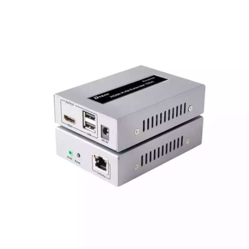 Dtech DT 7054A 100M USB KVM IR HDMI Extender 100m With IR
