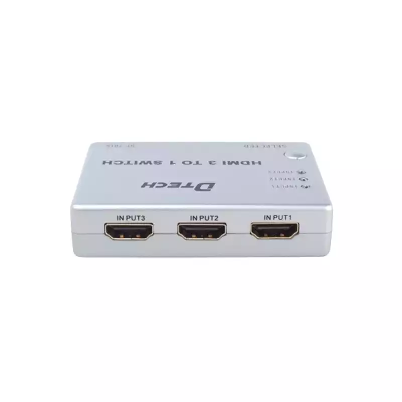 DTECH DT-7018 3 In 1 Out HDMI SWITCH WITH REMOTE 