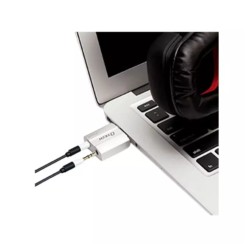 Dtech DT 6006 USB Audio Sound Card Adapter - 1