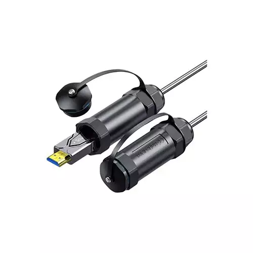 Dtech DT-HF8005KF 8K 5-Meter Optical Fiber Male to Male HDMI Cable with Waterproof Shell - 1