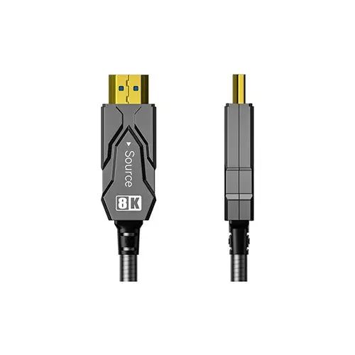 Dtech DT-HF8005KF 8K 5-Meter Optical Fiber Male to Male HDMI Cable with Waterproof Shell - 2