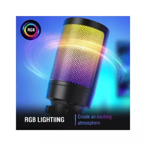 FIFINE A6V Gaming Black USB Microphone - 1