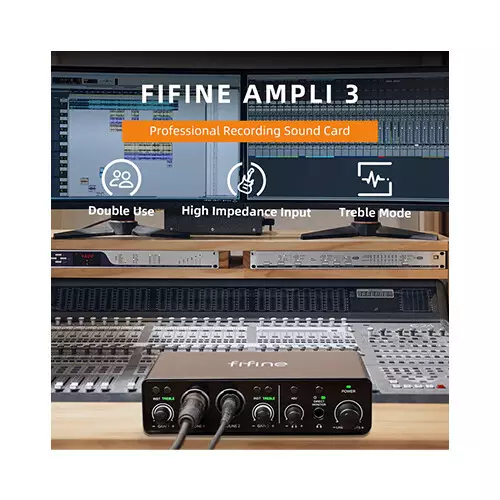 FIFINE AmpliTank Ampli 3 XLR USB Audio Interface - 1