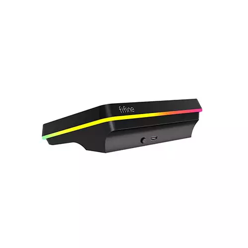 FIFINE AmpliGame D6 RGB Stream Controller Deck (Black) - 1