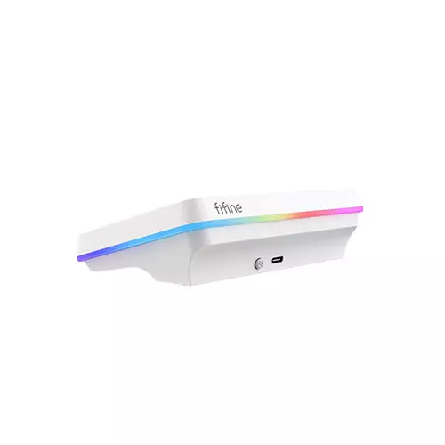 FIFINE AmpliGame D6 RGB Stream Controller Deck (White) - 1