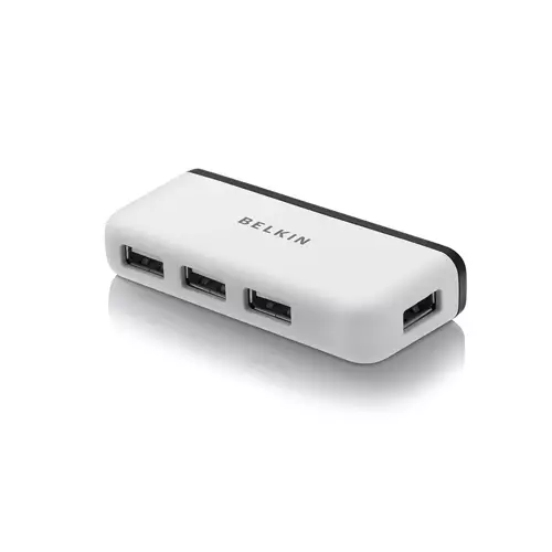 Belkin F4U021BT 4-Port Travel Hub With Lighted Indicator - 1