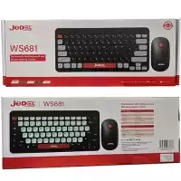 JEDEL WS681 Mini Stylish Wireless Gaming Keyboard Mouse Combo