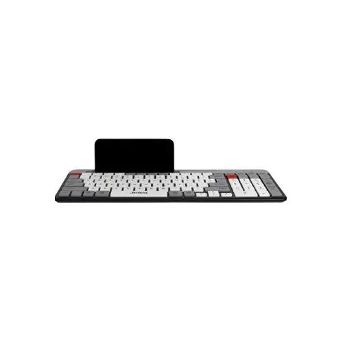 Jedel K37 Wired Slim 100 key Chocolate Keyboard With Mobilephone Holder - 0