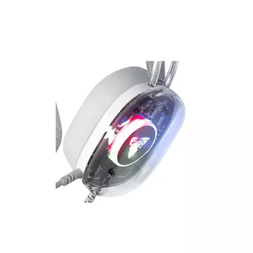 Jedel GH580 3.5 USB Wired RGB Gaming Headphone with ANC - 0