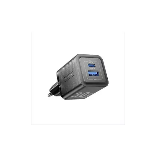 VENTION FEQB0-US 30W 2-Port USB (C + A)Fast Charger - US-Plug Black