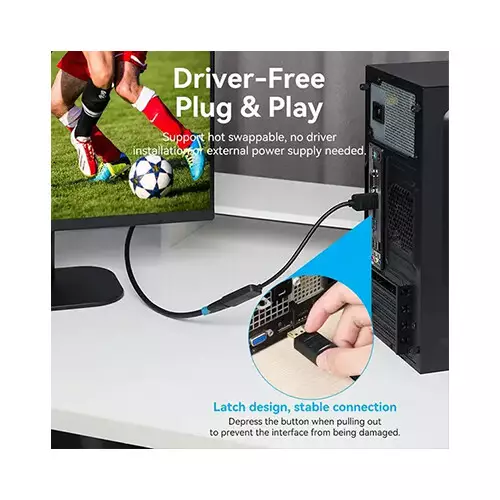 VENTION HBZBB 4K DP to HDMI Converter - 2