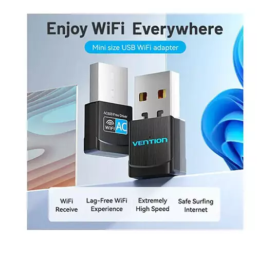 VENTION KDSB0 USB Dual Band Wi-Fi Adapter - 0
