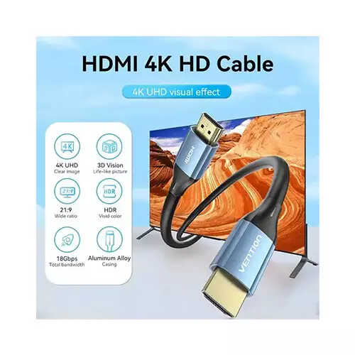 Vention ALHSG 1.5M Male to Male 4K HD HDMI Cable - 1