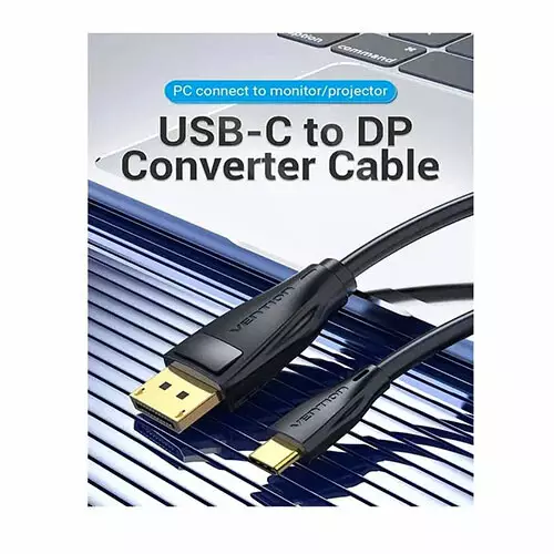 Vention CGYBG USB Type-C Male to DP Male 1.5 Meter Cable - 1