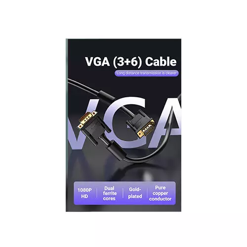Vention DAEBL VGA Male to Male Cable - 10M - 1