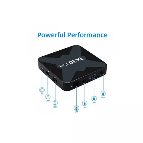 TX10 Pro 8K Android TV Box with Voice Control Remote (Black) - 1